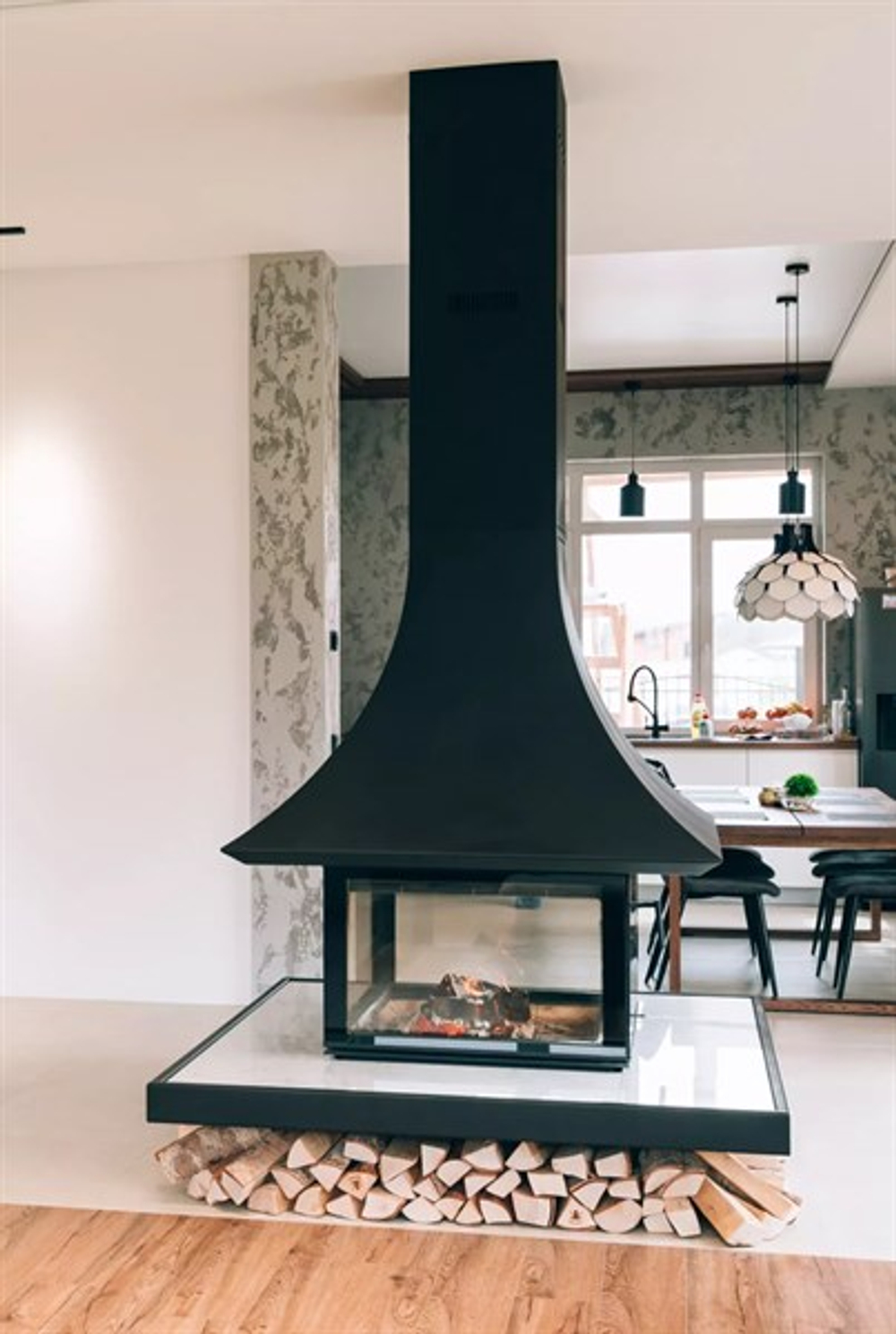 Камин центральный АСТОВ П4С 800