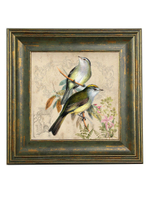 Картина на стену для интерьера на холсте в раме "Птицы" 29*29 см