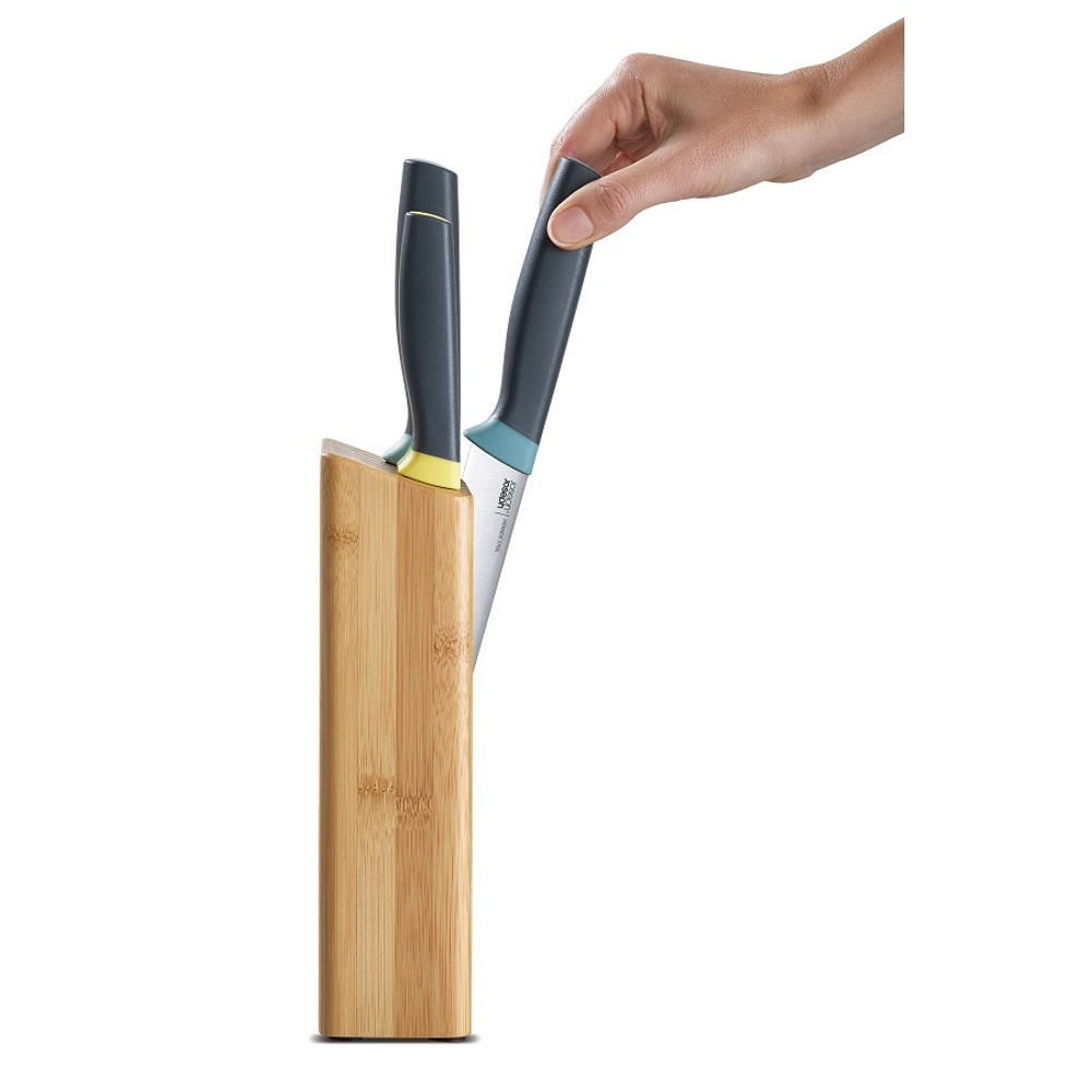 Набор ножей Elevate™ Knives Bamboo в подставке из бамбука, Joseph Joseph