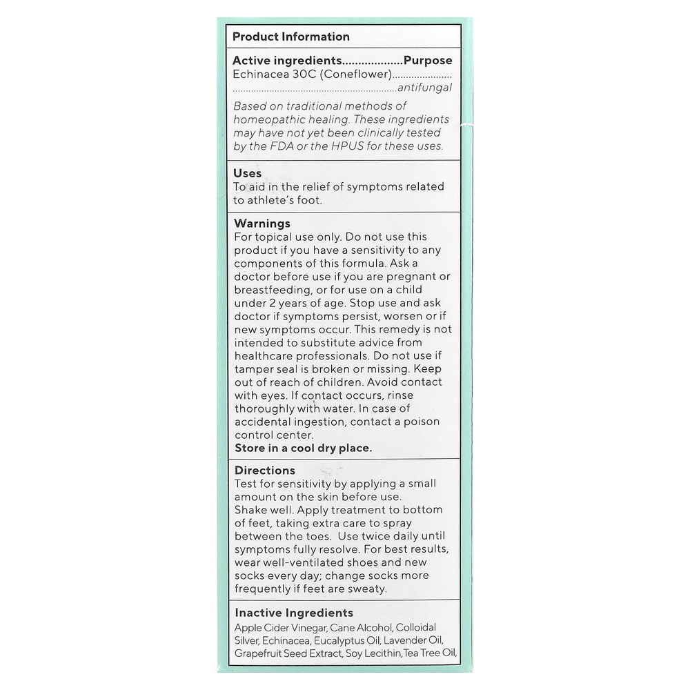 Marie Originals, Биоактивный спрей для ног для спортсменов, 29 мл (1 жидк. Унция)