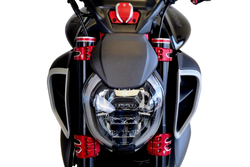 ZA255Y CNC RACING HEADLIGHT MATT CARBON COVER (DVL V4)