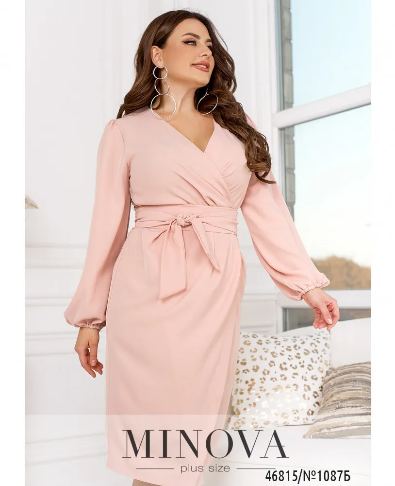 Платье 1087Б-пудра Minova