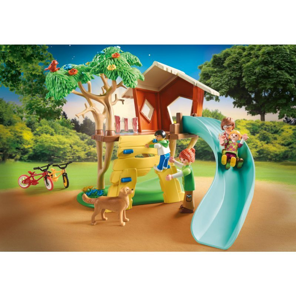 Playmobil - домик на дереве с горкой 71001
