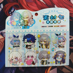 Прозрачные стикеры "Хонкай Стар Рейл / Honkai: Star Rail"