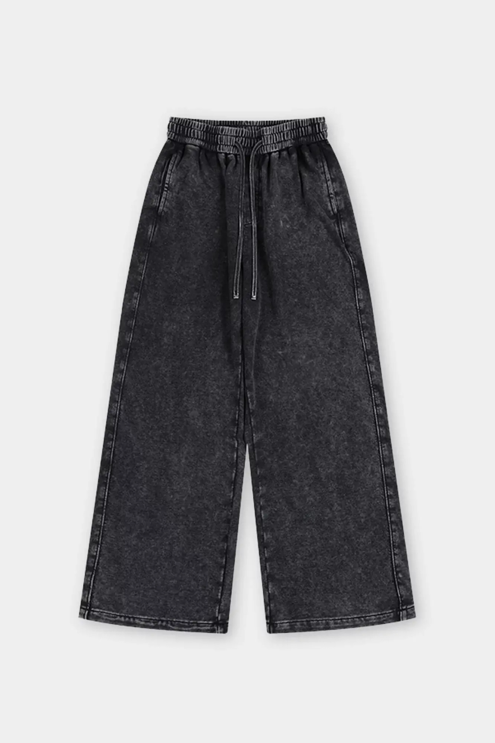 Трикотажные Брюки SHMOT "BLANK" GARMENT DYE Черный
