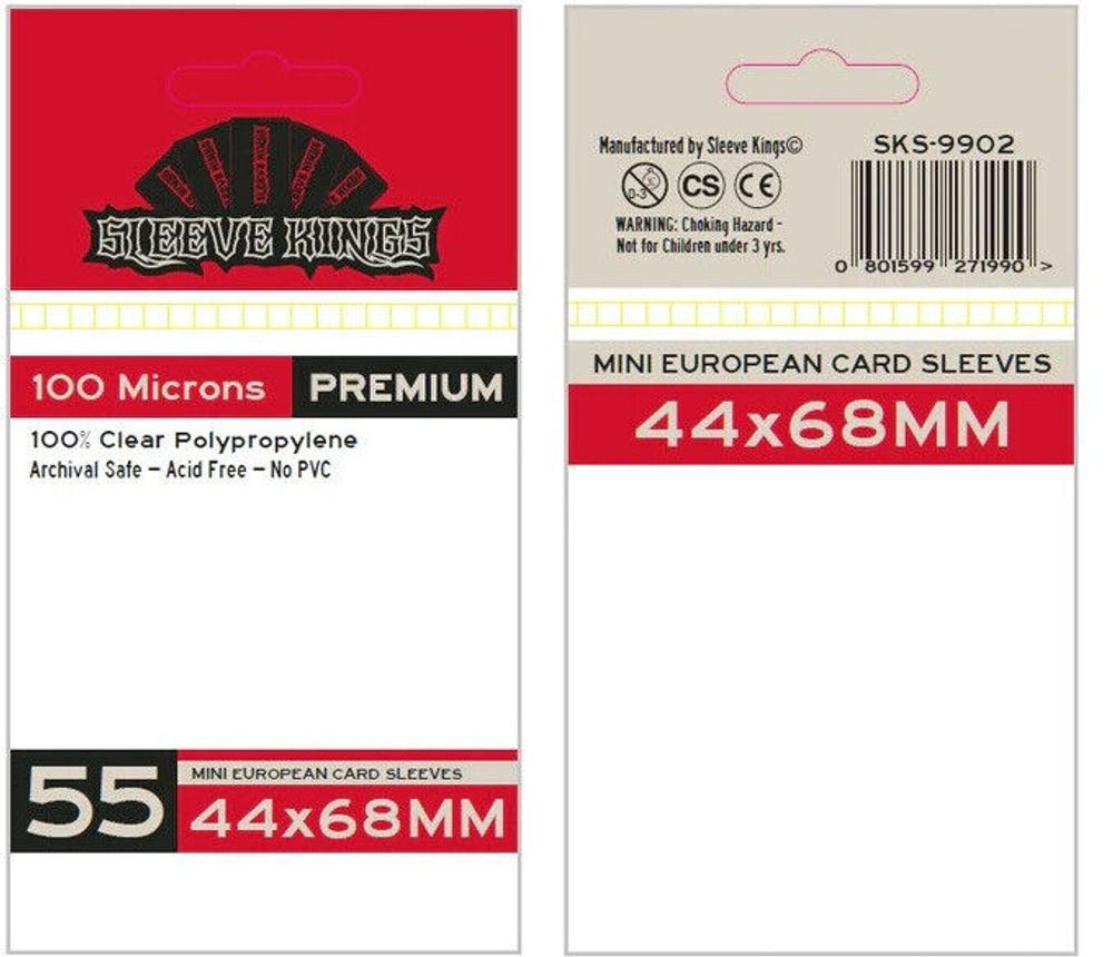 Sleeve Kings Mini European 44×68 мм Premium (55)