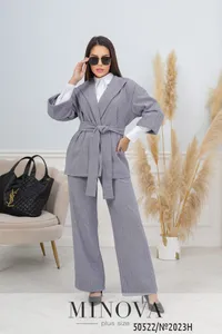 Костюм 2023Н-синій меланж Minova