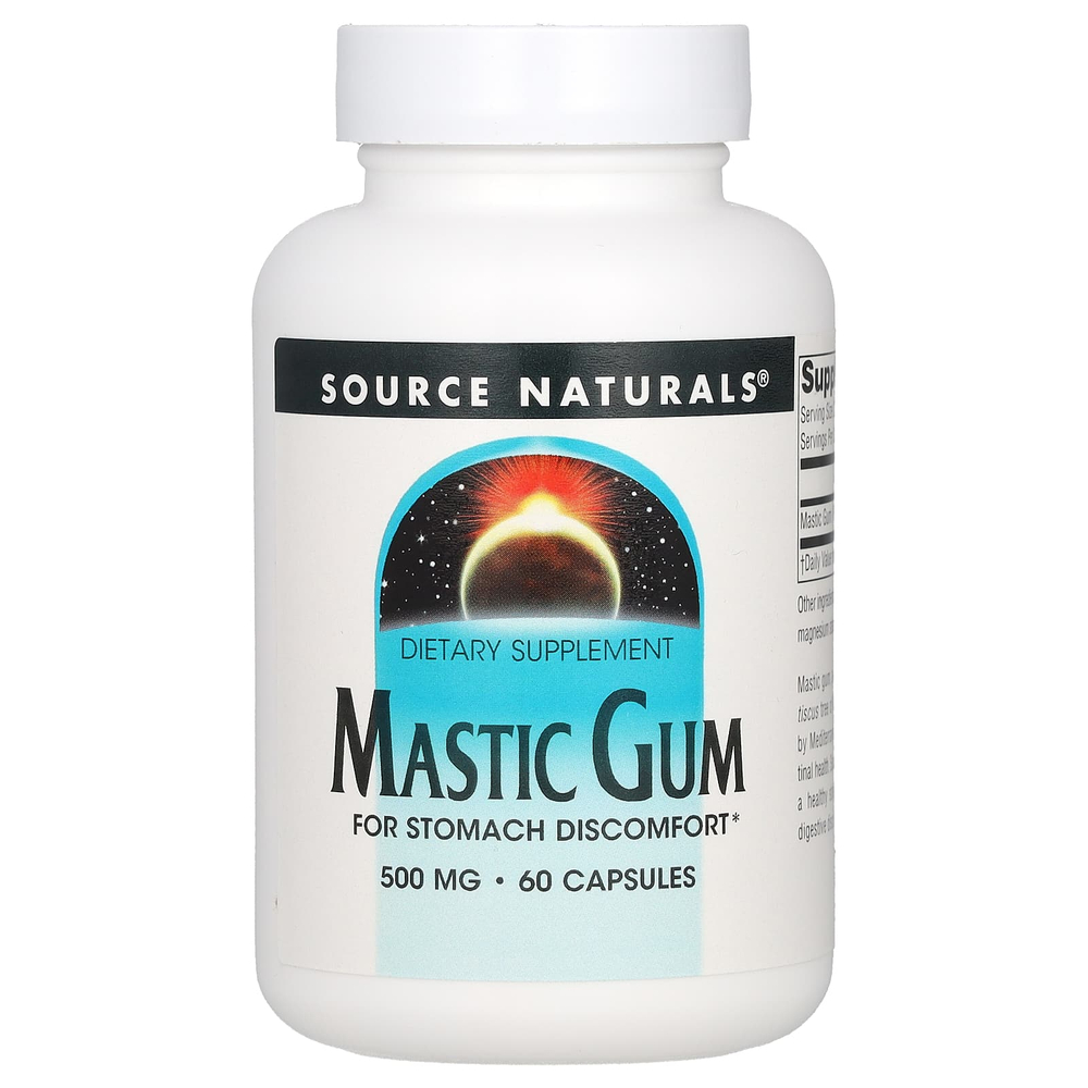 Source Naturals, Мастиковая смола, 500 мг, 60 капсул