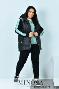 Костюм 8-227-черный-оливка Minova