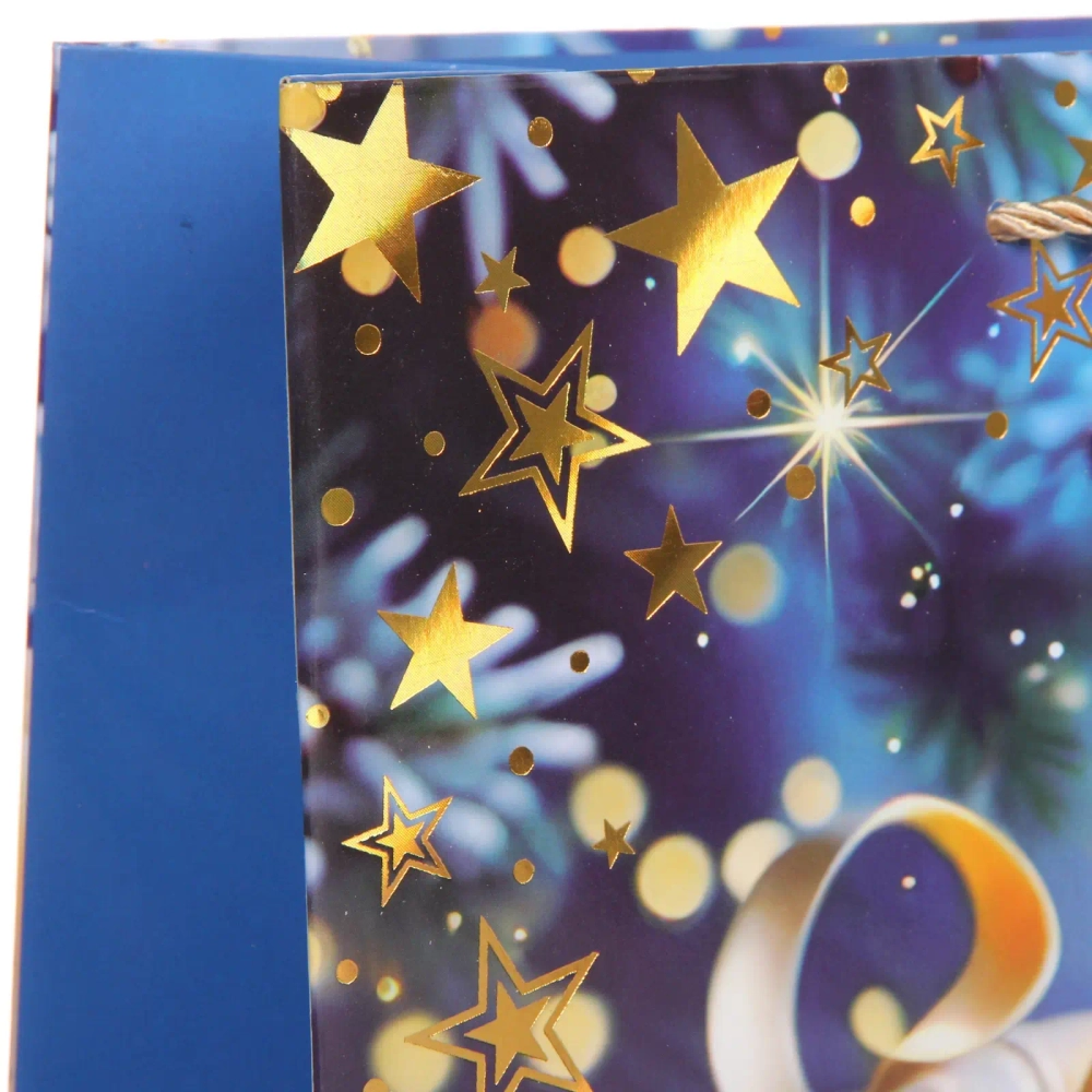 Пакет подарочный «Зимнее чудо» 31*42*12 см, микс