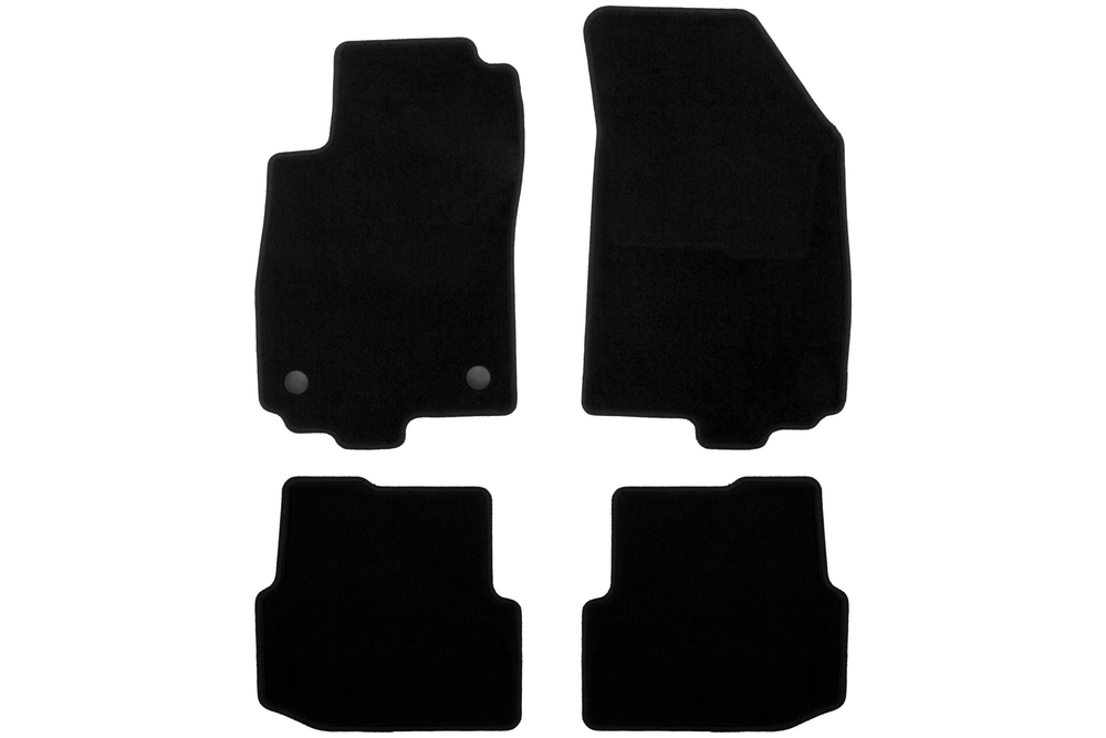 Коврики в салон для CHEVROLET Aveo 2011-2015, седан, хэтчбек, 4 шт. (текстиль) KLEVER01081801200K