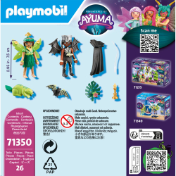 Playmobil - Лесная фея Ayuma и Летучая мышь с таинственными животными 71350