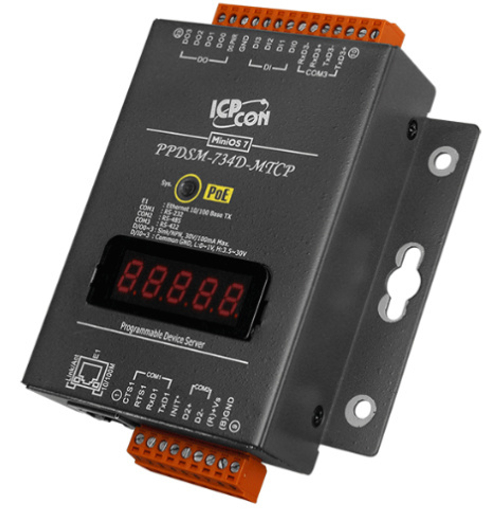 Преобразователь ICP DAS PPDSM-734D-MTCP CR