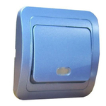 Выключатель 2-кл Makel Mimoza дуб 24203