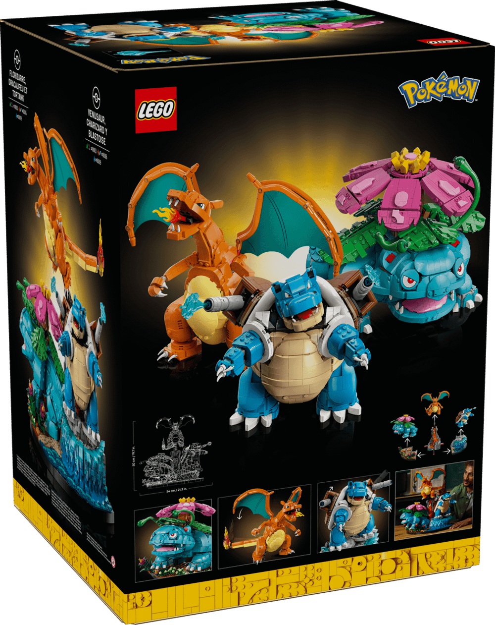 Конструктор LEGO Pokemon 72153 Venusaur, Charizard and Blastoise