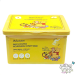 Набор питательных тканевых масок для лица с медом JMsolution Disney Quick Routine Nourishing Honey Mask 30 шт., 350 мл.