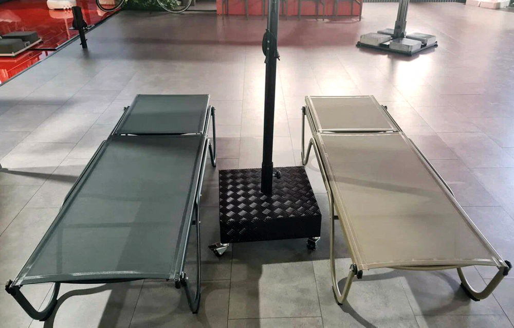 Шезлонг-лежак металлический Theumbrela Semsiye Evi Ankara, SM-02, 5102