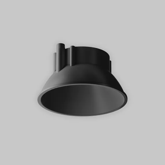 Декоративная черная рамка-отражатель для светильников серии Альфа / Alfa LED Technical ring8-10w-rd-b