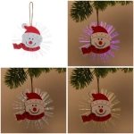 Сувенир с подсветкой «Снеговик в колпачке» 10 см