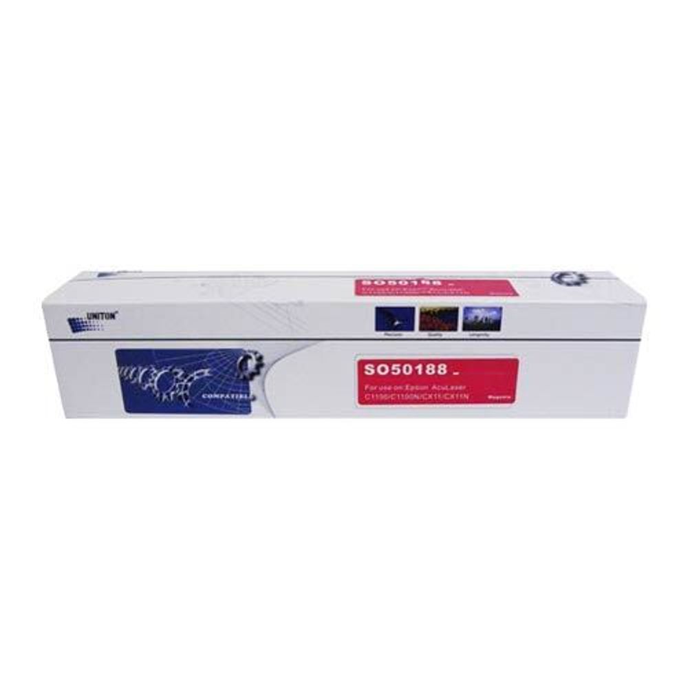 Картридж для EPSON AcuLaser C1100/CX11N (S050188) пурпурный (4К) UNITON Eco