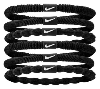 Резинка на голову Nike Flex Hair Tie 6P - черный