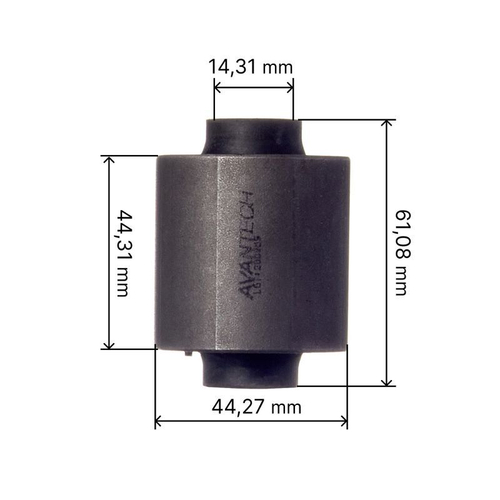 Сайлентблок задней нижней продольной тяги Avantech (к мосту) ASB0156