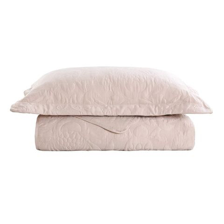 Покрывало 240x260 и 2 наволочки 50х70 Sofi De MarkO Мистерио кремовое