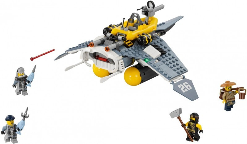 LEGO Ninjago Movie: Бомбардировщик Морской дьявол 70609 — Manta Ray Bomber — Лего Ниндзяго Муви