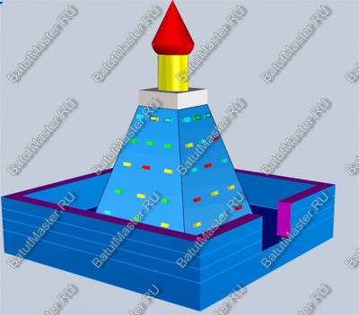 Скалодром "Пирамида" 5*5*4 м