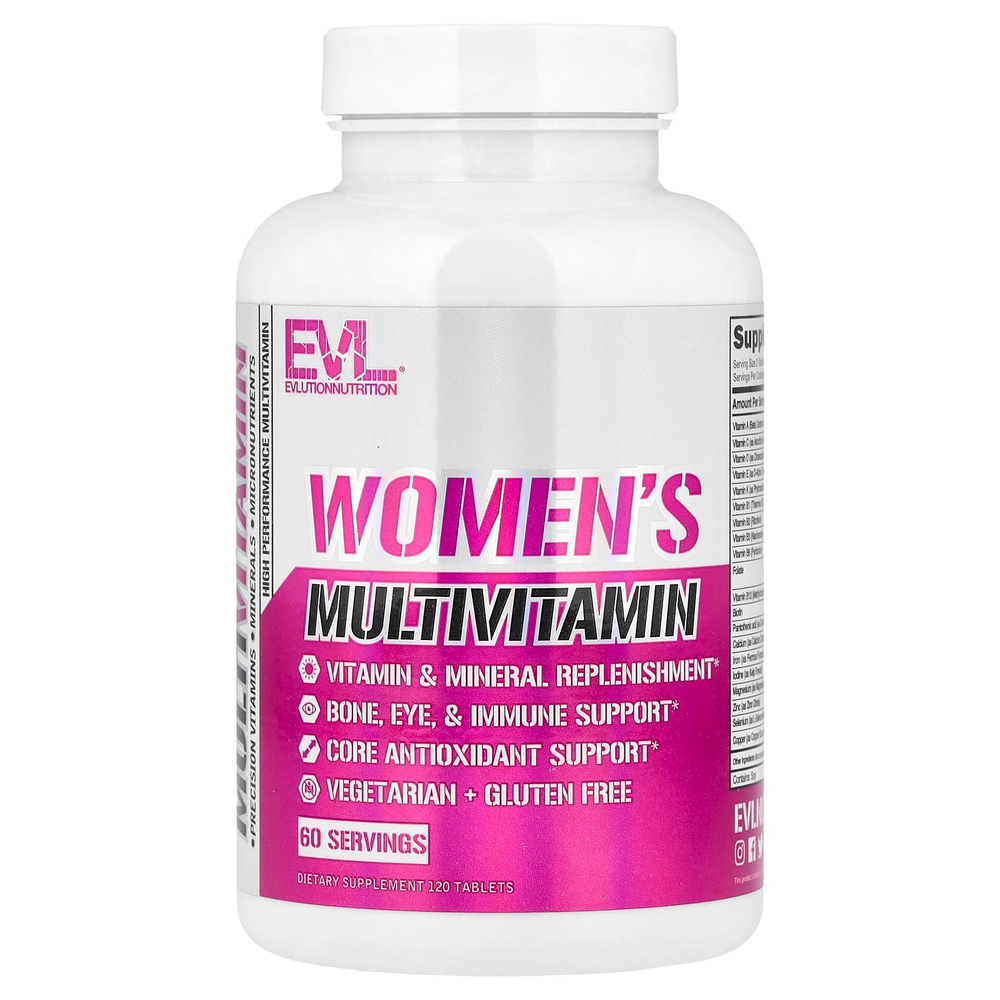 EVLution Nutrition, Женский мультивитамин, 120 таблеток