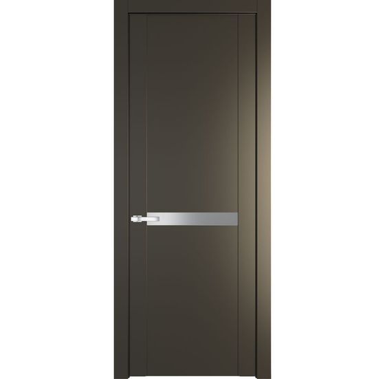 Межкомнатная дверь эмаль Profil Doors 1.4P перламутр бронза стекло серебро матлак