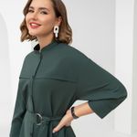 Платье Идеальный фасон (грин, с поясом) Charutti (Акция)