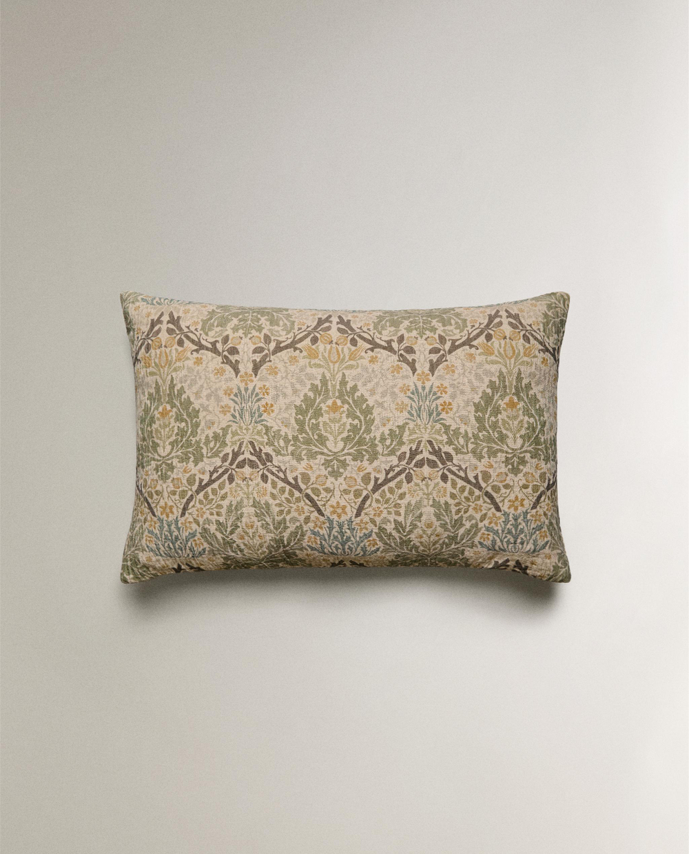 Zara Home наволочка декоративная из хлопка, зелёный, 30x50 см