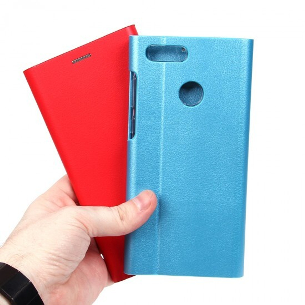 Чехол-книжка для Huawei Honor 7X, 010885 Розовое золото