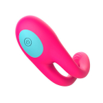 Розовое виброкольцо с пультом ДУ I-Moon Candy MY-1001