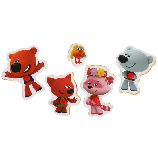 Деревянная игрушка-вкладыш «Ми-ми-мишки. Главные герои»30*10 см Буратино