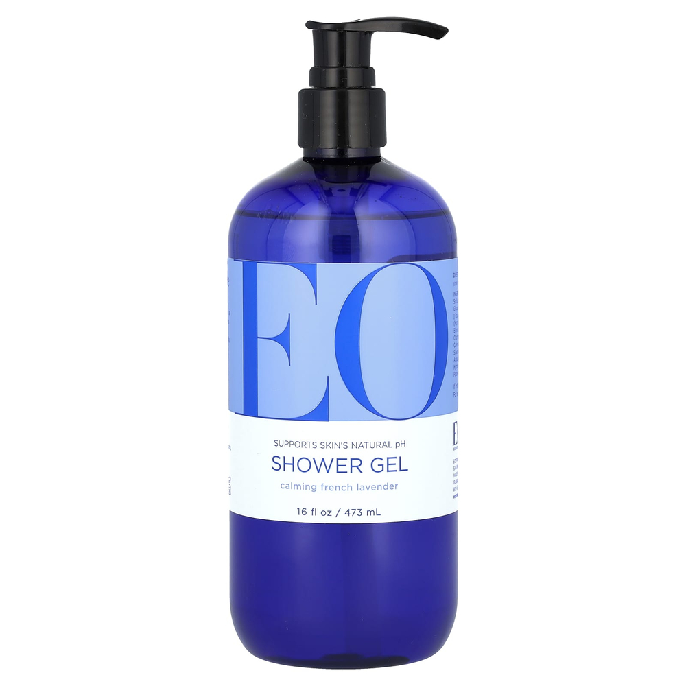 EO Products, гель для душа, успокаивающая французская лаванда, 473 мл (16 жидк. унций)