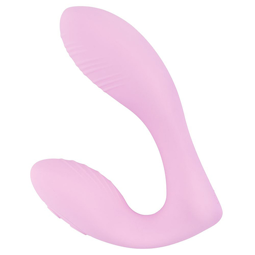 Розовый вибратор 12,5см в трусики с пультом ДУ Selove DuoFlex Flexible Wearable Vibrator Pink