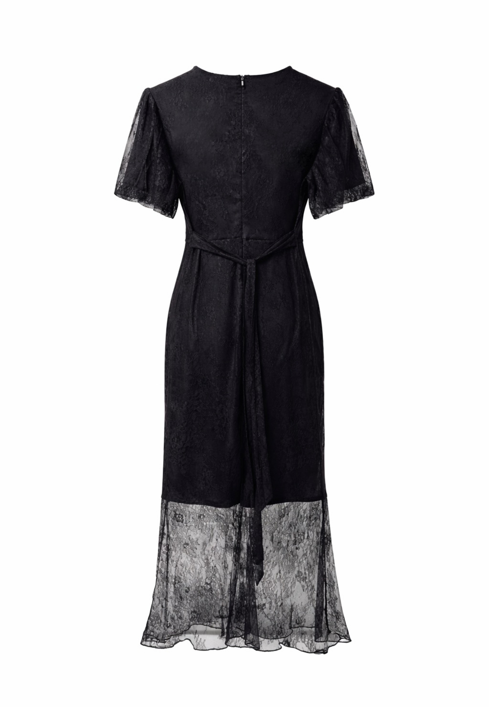 Платье из кружевного полотна