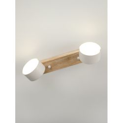 Светильник настенно-потолочный спот Rivoli   7078-702 2хGX53 15 Вт поворотный