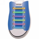 Шнурки силиконовые 12шт «Summer», матовые, цвет микс