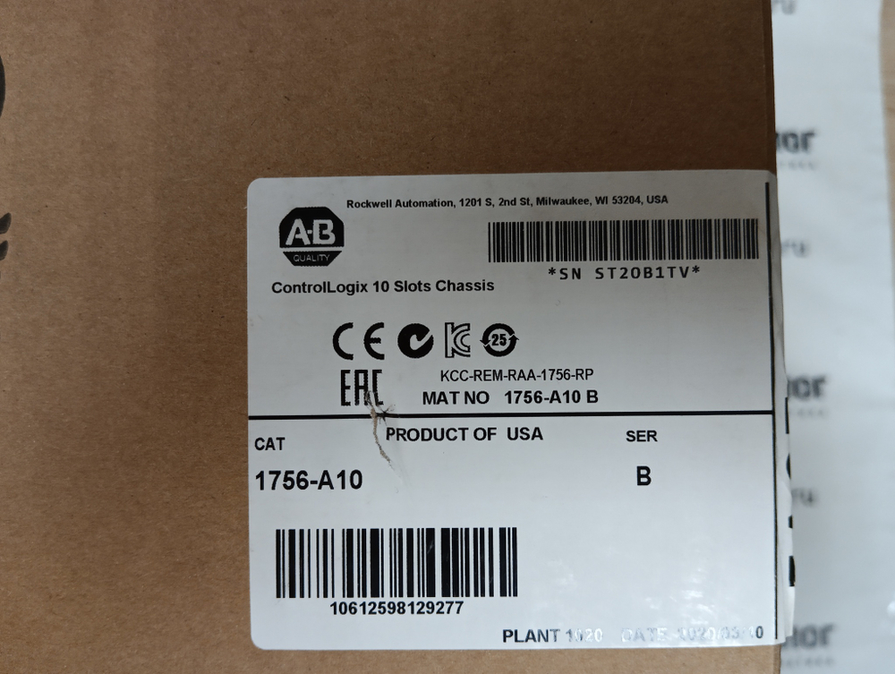 Allen-Bradley 1756-A10 новое