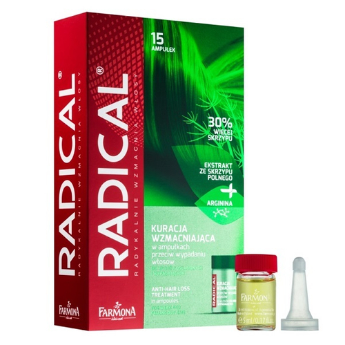 Комплекс питательный для кожи головы, стимулирующий рост волос Farmona Radical 15х5мл