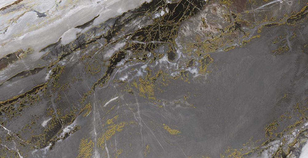 Плитка керамогранитная AZARIO RIVERSTONE GOLD 60x120 Carving (H18004011G)