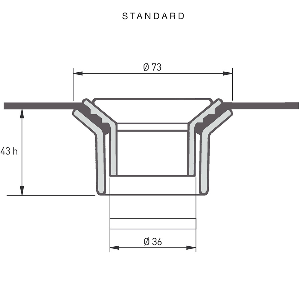 Клапан Bravo 2001, серый