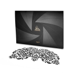 Ажурная виниловая маска на глаза DALILA (Цвет: черный)