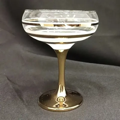 Набор 6 фужеров, 270 мл Line Gold + краска