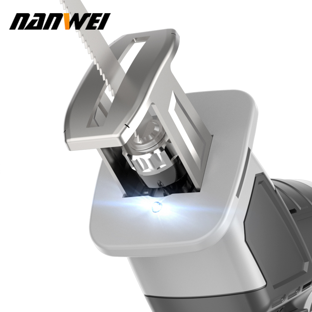 Аккумуляторная сабельная пила Nanwei NW-RS5012-2, 20 В, 2Ah*2