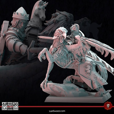 Bretonnian King on Hippogriff