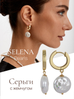 91003284 Серьги Selena Pearls